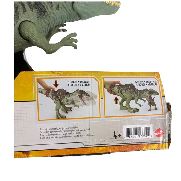 Jurassic World Dominion Strike N' Roar Giganotosaurus 🆕 - Picture 8 of 12